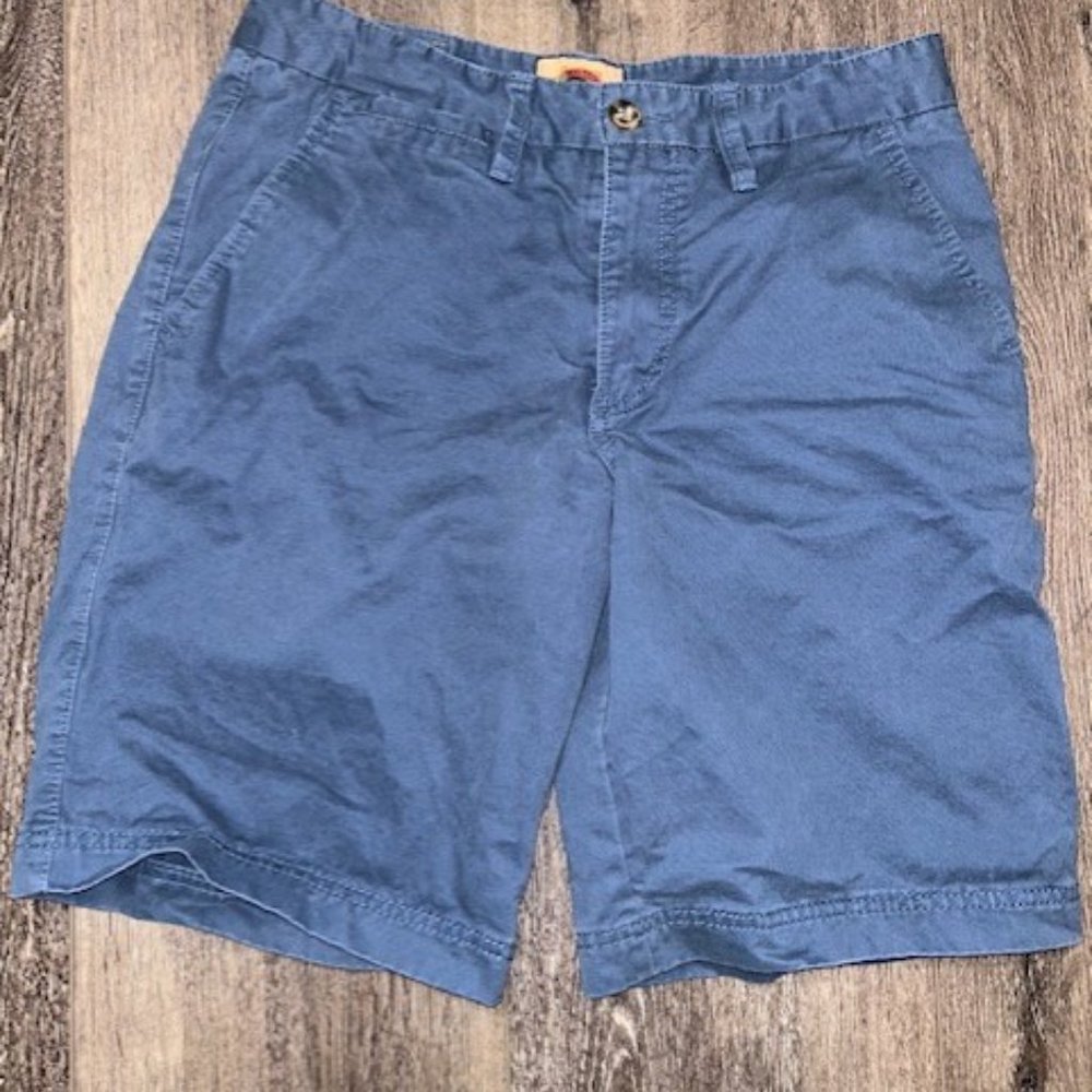 Boston Traders Men's Blue Walking Shorts Size 32 Just Above Knee Length EUC